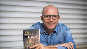 Jesús Gallego, con su libro 'Herencia'.