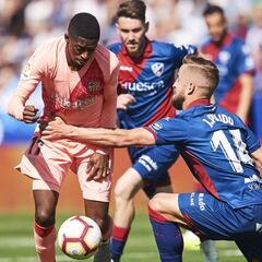Huesca 0 - Barcelona 0: resumen y resultado. LaLiga Santander