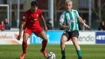 Imagen del partido entre el Rayo Cantabria y el Osasuna Promesas.