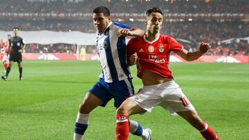 Porto y Benfica amargan duelo de mexicanos