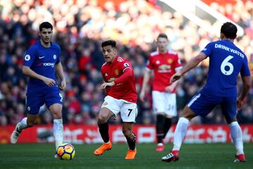 Así fue el partido de Alexis en el United-Chelsea