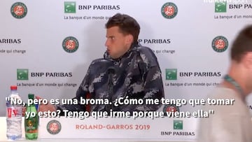 Va a traer mucha cola: Serena obliga a echar a Thiem de la sala de prensa para no esperar ella