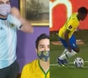 La reacción con insultos de un argentino a la lambretta de Vinicius que se ha hecho viral...
