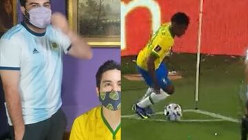 La reacción con insultos de un argentino a la lambretta de Vinicius que se ha hecho viral...