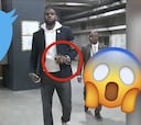 La curiosa llegada de LeBron al Staples: ¡con un vaso de vino!