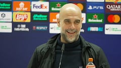 Candidato a clip del año: Guardiola riéndose diciendo que Mbappé “no ha ido solo a París”