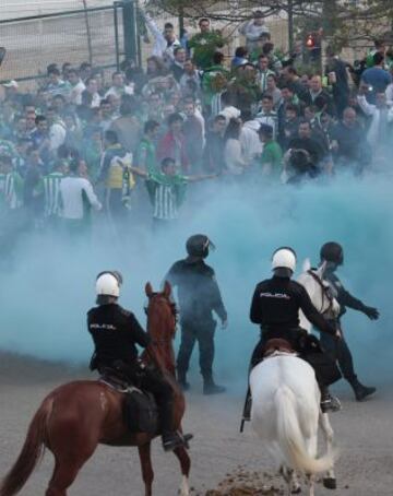 Las imágenes del derbi sevillano