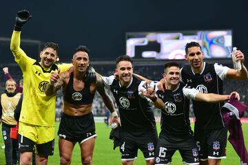 Así celebró el plantel de Colo Colo en el Arena Corinthians