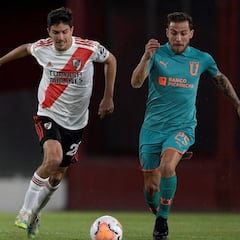 River trabajó bajo la lluvia, con Nacho a la par del grupo