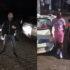 McGregor imita a Mayweather al mostrar su flota de coches