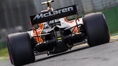 Stoffel Vandoorne con el McLaren-Honda en Australia.