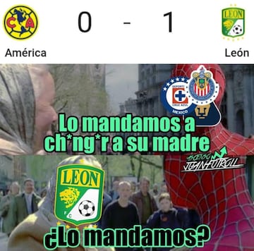 Los memes festejan la derrota de América ante León