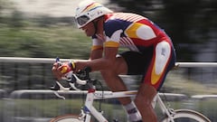 Miguel Indurain, rumbo a la medalla de oro en Atlanta 1996. 