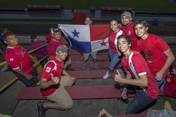 Así se vivió el ambiente en el Estadio Rommel Fernández para el duelo eliminatorio entre las selecciones de México y Panamá.