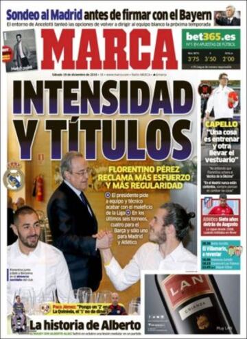 Portadas de la prensa mundial