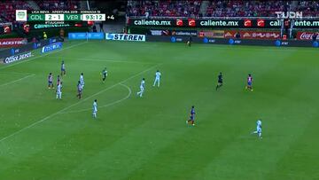 El golazo de portería a portería de 'Toño' Rodríguez a Veracruz