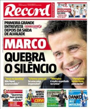 Portadas de la prensa deportiva