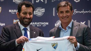 Míchel en su presentación.