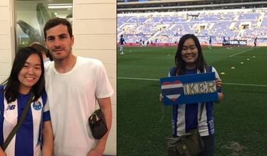 Una fan de Casillas viaja diez mil kilmetros para conocerle