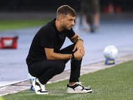Martín Anselmi, en un partido con Botafogo.