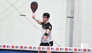 Iv&aacute;n Ram&iacute;rez durante un partido World Padel Tour.