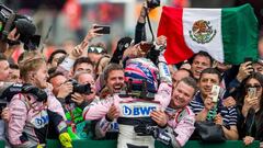 Checo Pérez: "Fueron las mejores vueltas de mi vida"