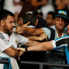 Hubo incidentes entre hinchas de Gremio y Real Madrid