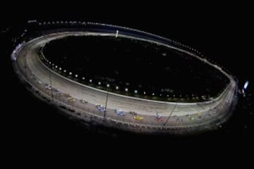 Vista general de la carrera NASCAR Sprint Cup Series AAA Texas 500.