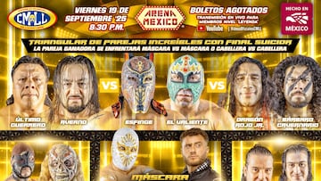 CMLL 92 Aniversario en vivo: lucha libre mexicana hoy | en directo