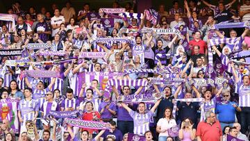 Afición del Real Valladolid.