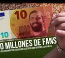 Billetes-descuento con la cara de Arda en el partido del Barça