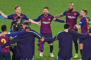 Todas las imágenes del Barça, otra vez campeón de LaLiga