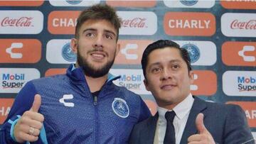 El equipo de La Franja presentó al delantero de 24 años, quien llega procedente del Peñarol de Uruguay.
