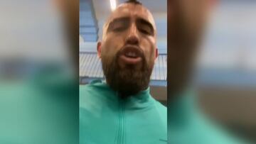 "Esos son muertos...": la llamativa arenga de Vidal en la previa del Superclásico