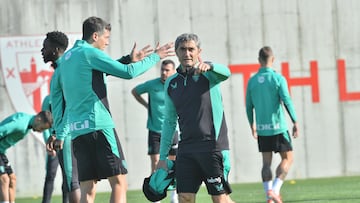 20/02/25 ENTRENAMIENTO ATHLETIC DE BILBAO ERNESTO VALVERDE