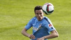 Saúl, recuperado, ya se ejercita: "Por fin vuelvo a pisar el césped"