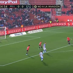 Se nos cae la baba con el primer gol de la Real y la pared de ensueño entre Silva y Merino