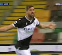 Fernando Llorente y su primer gol con el Udinese ante el Sassuolo