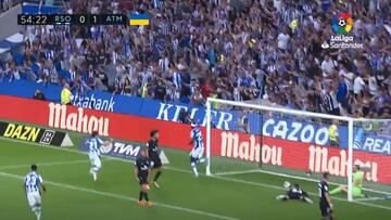 El primer gol de Sadiq que volvió loco al Reale Arena y el Atleti clama que es ilegal