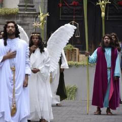 Actores de representación de Cristo en Iztapalapa, resguardados en sus casas