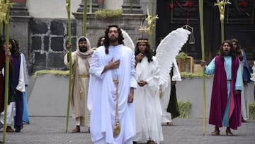Actores de representación de Cristo en Iztapalapa, resguardados en sus casas