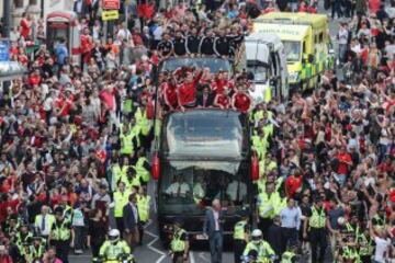 Las imágenes de Gareth Bale y la selección de Gales en Cardiff