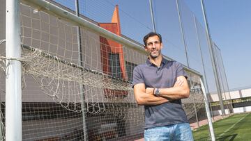 Diego López posa para AS en la Ciudad Deportiva.