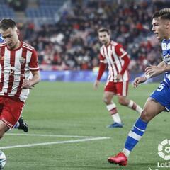 "En la línea del último partido, el Almería no tiene límites"