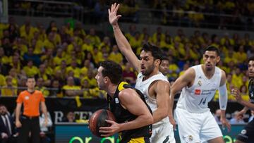Resumen del Canarias-Real Madrid, Liga Endesa ACB (82-91): Victoria y lesión de Randolph