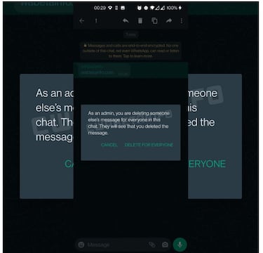 Nuevo chivato para los grupos de WhatsApp: ¿Quién ha borrado ese mensaje?