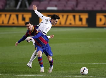 Leo Messi y Chema Rodríguez.