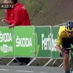 El potente ataque de Roglic en Arrate para empezar La Vuelta
