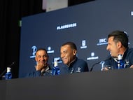 Gullit, Cafú y Figo, en los Laureus.