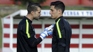 Cuéllar vuelve al vestuario del Sporting después de cuatro años